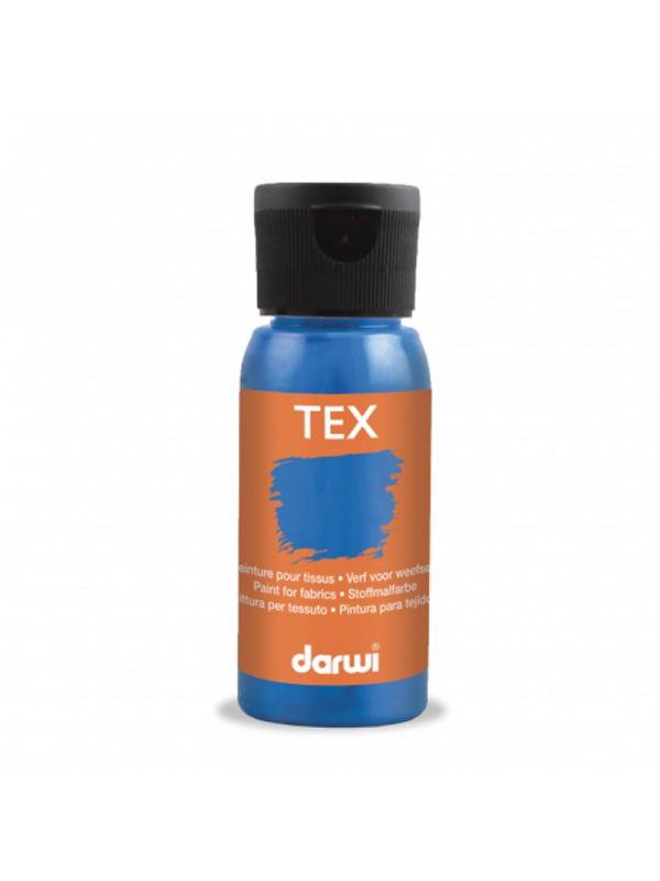 Peinture Darwi Tex 50ml Bleu clair