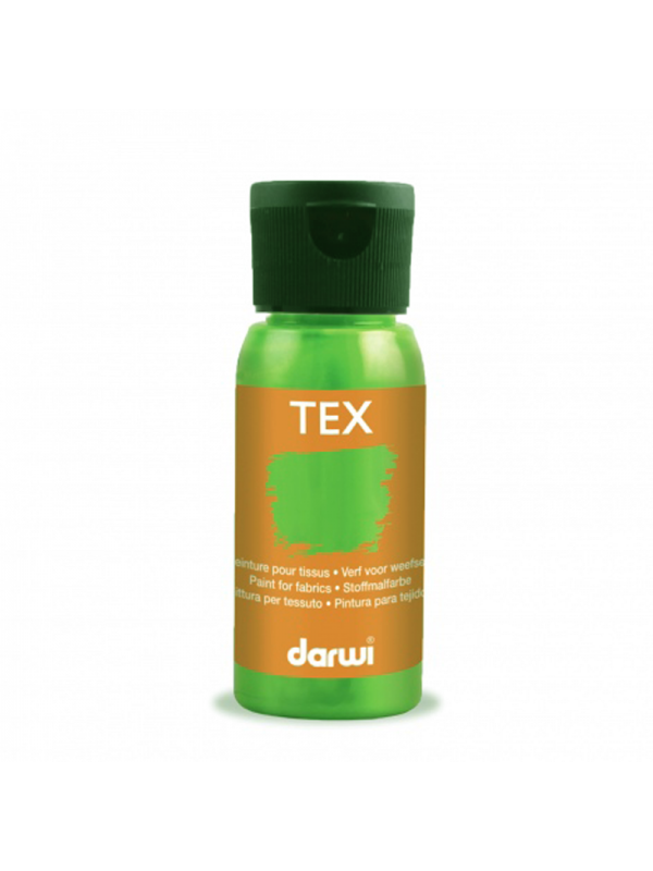 Peinture Darwi Tex 50ml Vert fluo