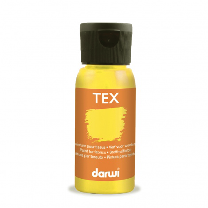 Peinture Darwi Tex 50ml Jaune or