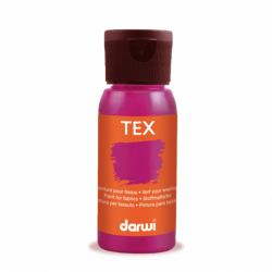 Peinture Darwi Tex 50ml Fuchsia