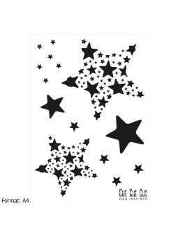 Pochoir STARS/étoiles