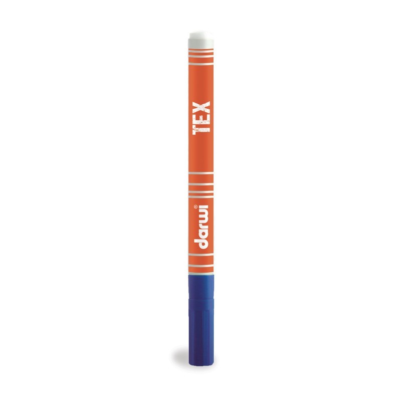 Feutre pour tissus clairs 1mm bleu foncé