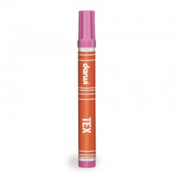 Feutre pour tissus clairs 3mm rose