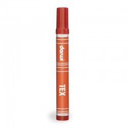 Feutre pour tissus clairs 3mm vermillon