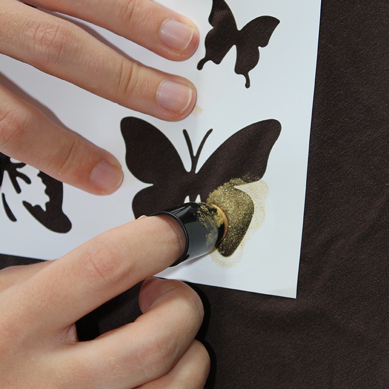 Utilisation du pochoir Butterfly/papillons