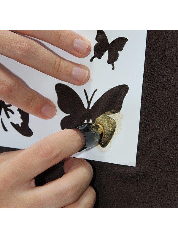 Utilisation du pochoir Butterfly/papillons