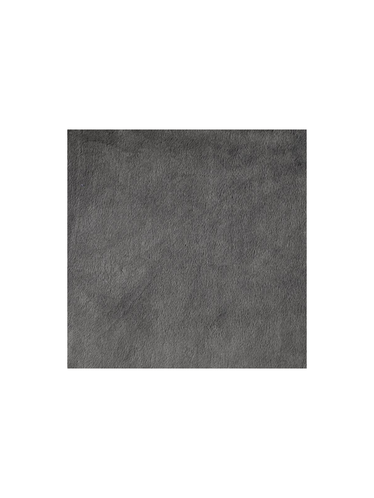 MINKY lisse gris anthracite