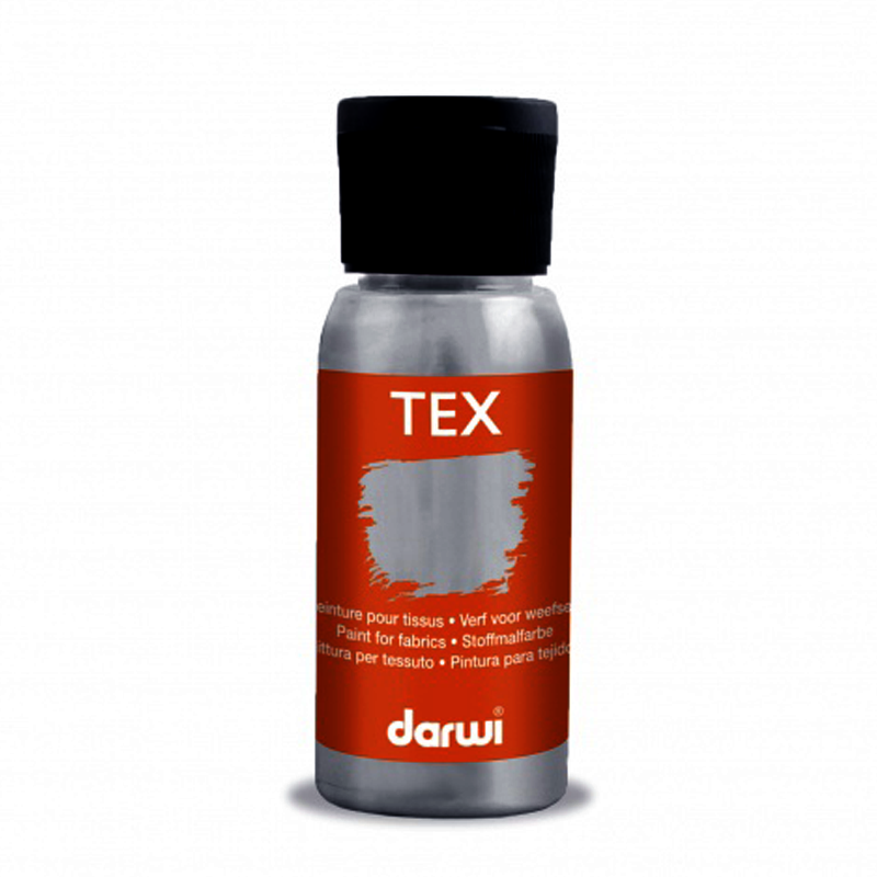 Peinture Darwi Tex 50ml Zinc