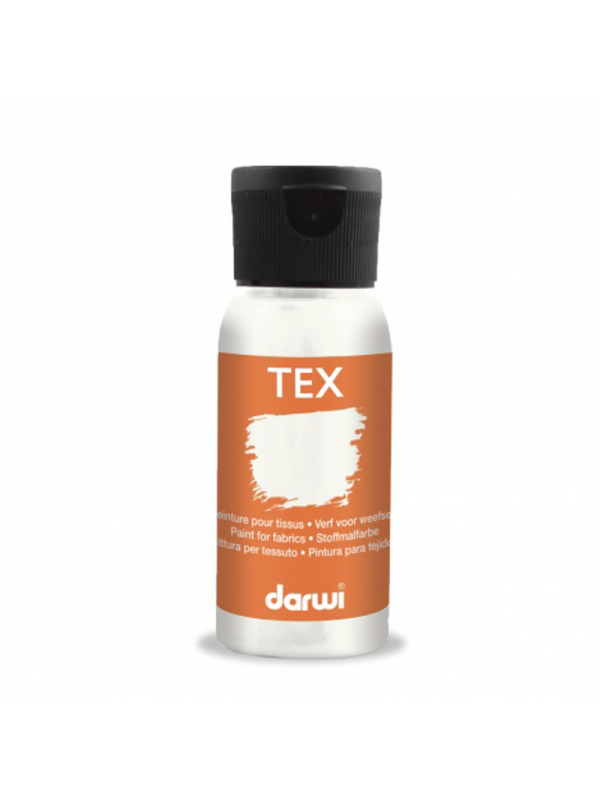 Peinture Darwi Tex 50ml Blanc