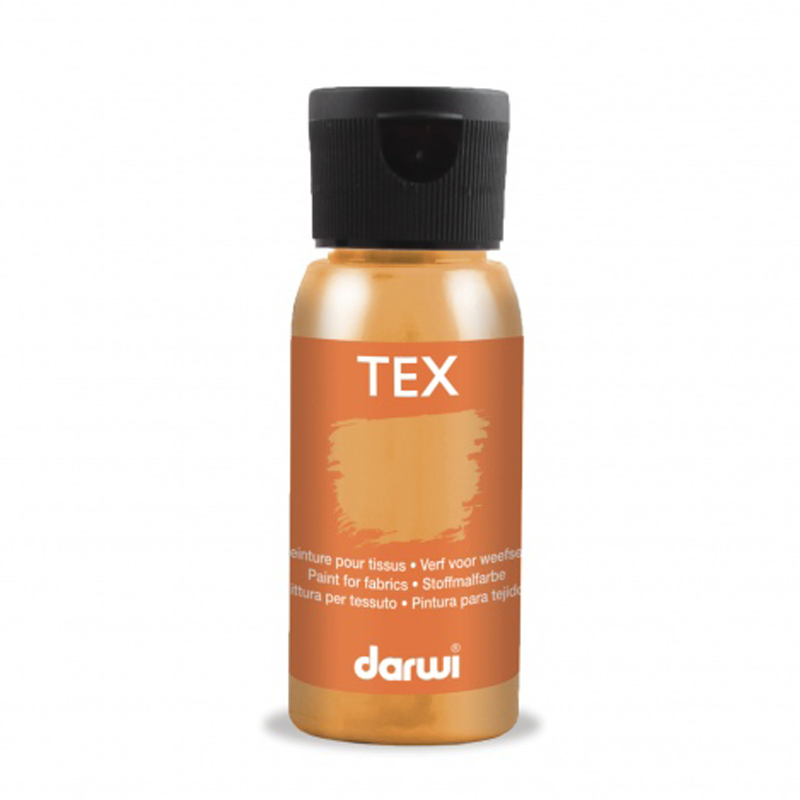 Peinture Darwi Tex 50ml Cuivre