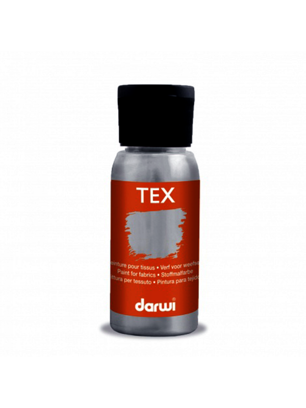 Peinture Darwi Tex 50ml Zinc