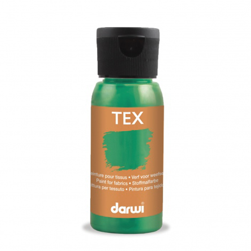 Peinture Darwi Tex 50ml Vert foncé