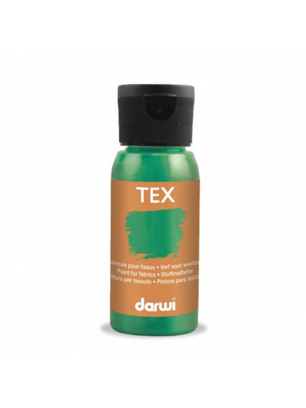 Peinture Darwi Tex 50ml Vert foncé