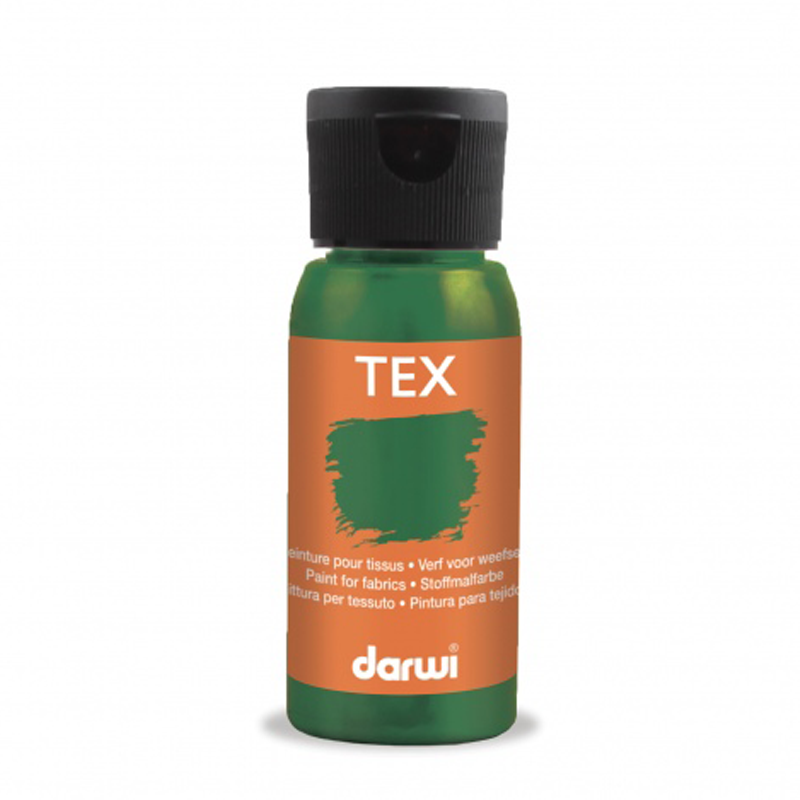 Peinture Darwi Tex 50ml Vert mousse