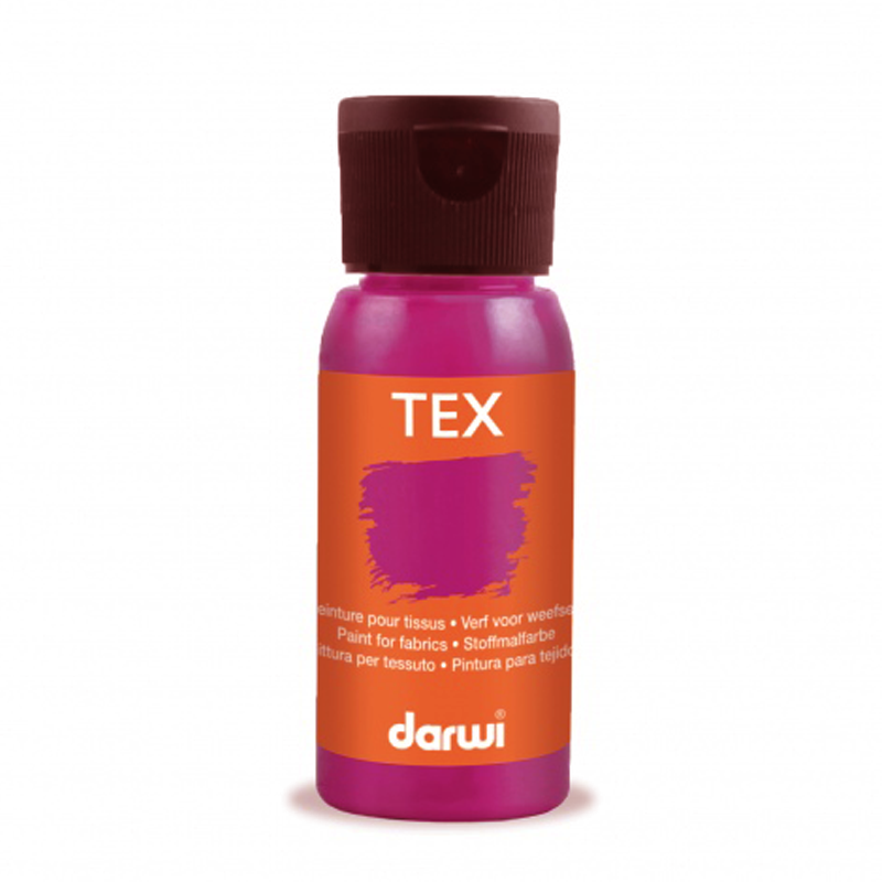 Peinture Darwi Tex 50ml Fuchsia