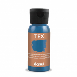 Peinture Darwi Tex 50ml Bleu antique