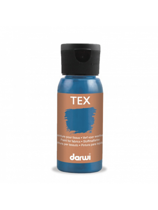 Peinture Darwi Tex 50ml Bleu antique