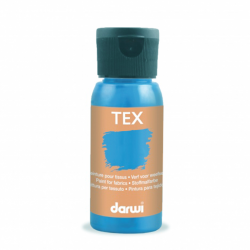 Peinture Darwi Tex 50ml Bleu ciel