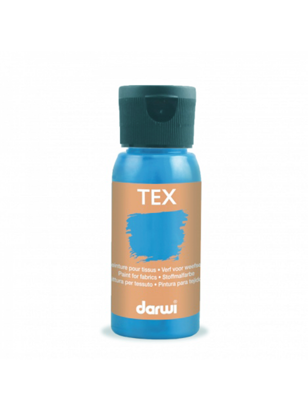 Peinture Darwi Tex 50ml Bleu ciel